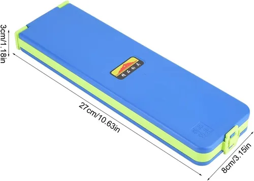 Miniatura 6 de Caja sublina de pesca plegable de doble cara, portátil, 2 capas, líneas sublinas, gancho de pesca, caja de almacenamiento, contenedor organizador
