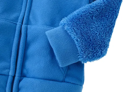 Miniatura 4 de AMIYAN Sudadera con capucha de forro polar con forma de orejas de oso, sudadera con capucha y cremallera para niños pequeños