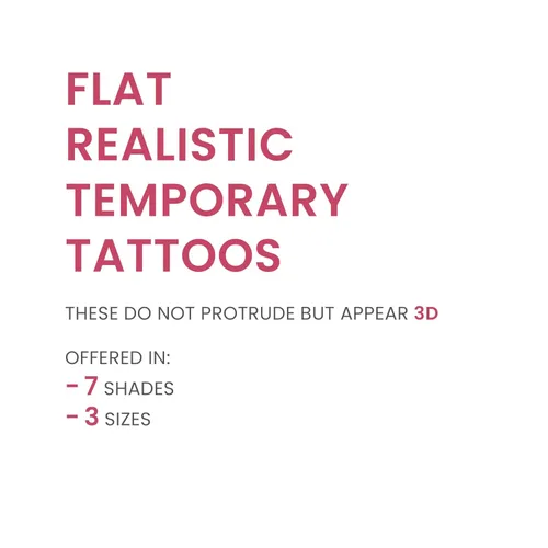 Miniatura 8 de TataTattoos. Tatuaje temporal realista de pezón/Areola., Crema