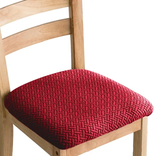 Miniatura 15 de Fundas elásticas para sillas de comedor, fundas protectoras extraíbles para sillas de cocina, fundas protectoras para comedor, hotel Gris y verde