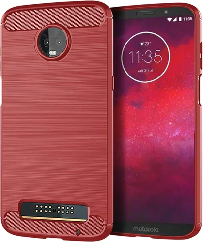 Miniatura 8 de Asuwish Funda protectora para Moto Z3 / Z3 Play con protector de pantalla de vidrio templado y delgada y suave TPU accesorios de celda protectora