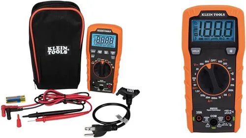 Miniatura 9 de Klein Tools ET270 Multiprobador digital de rango automático, AC/DC, resistencia y kit de herramientas de búsqueda de disyuntores 80016