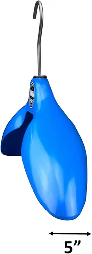 Miniatura 3 de Percha para colgar abrigos de parka «Shoulder Saver», fabricado en Estados Unidos, gancho giratorio de 6 pulgadas (azul)