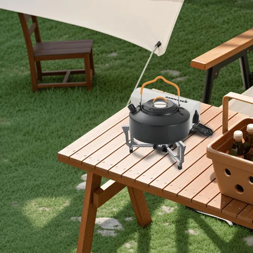 Miniatura 7 de Estufa de casete portátil con bolsa de almacenamiento delicada, estufa de campamento plegable, estufa de campamento compacta, quemador de gas butano