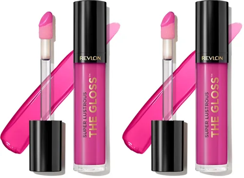 Miniatura 33 de Brillo de labios Revlon súper brillante, 0.13 onzas líquidas. 207 Cielo rosa