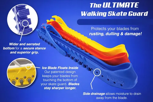 Miniatura 7 de Protección para patines de hielo Supergard, Azul