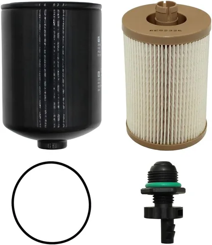 Reliable Aftermarket Parts Our Name Says It All, RE525523 Kit de filtro de combustible compatible con John Deere para modelos de excavadora JD 250D