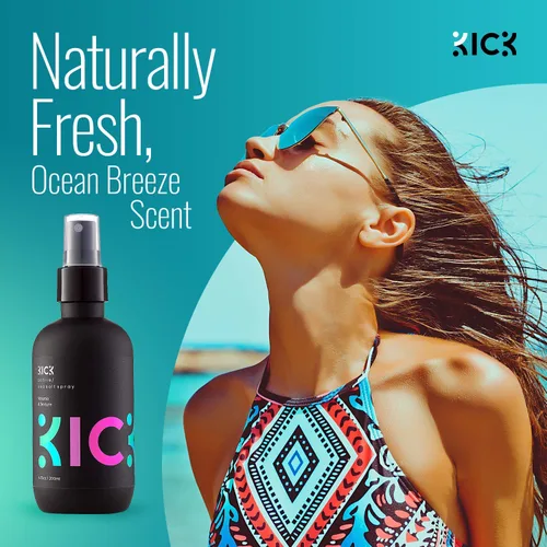 Miniatura 7 de Kick Champú + acondicionador + espray de sal marina estilo esencial paquete de alto rendimiento anticaspa limpia/acondicionador para cabello