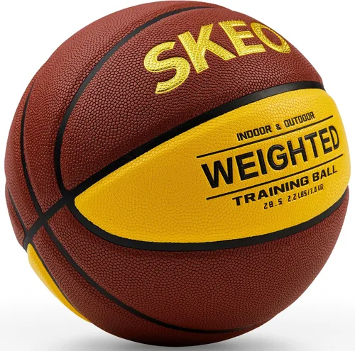 Miniatura 2 de SKEO Weighted Basketball, 2.2/3/3.3LBS 28.5"/29.5" Trainer Heavy Basketballs Made of Composite, Indoor Outdoor Training Ball for Improving Handling