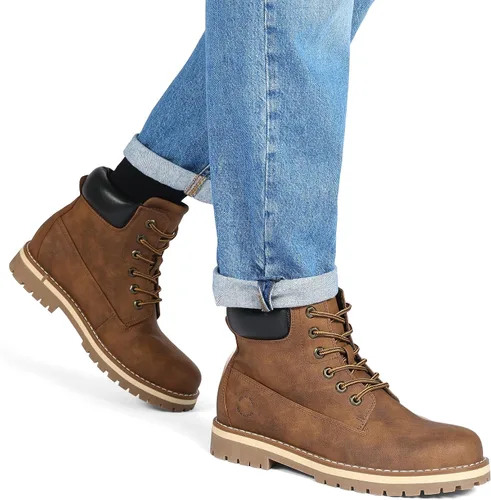 Miniatura 8 de Bruno Marc Botas clásicas de invierno y otoño para hombre, botas de trabajo al aire libre 2.0