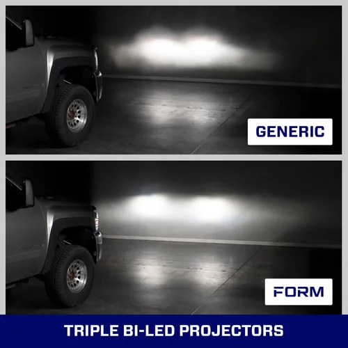 Miniatura 8 de Form Lighting Faros Delanteros Proyectores LED Secuenciales compatibles con Chevrolet Silverado 2007-2013 (par)