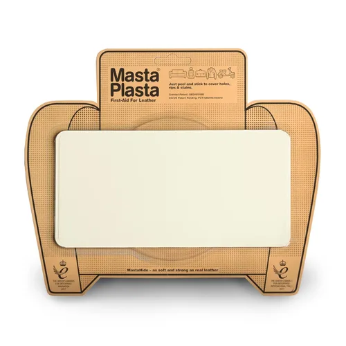 Miniatura 12 de MastaPlasta Parche de reparación de cuero autoadhesivo de alta calidad, color gris topo de 8 x 4 pulgadas (7.9 x 3.9 in). Tu kit de reparación de E
