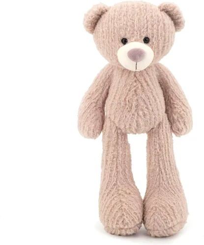 Miniatura 11 de Elefantes de peluche suaves azules de 13" para niños y niñas, Elefantes de peluche tejidos y vestidos para bebés recién nacidos y niños, Grandes