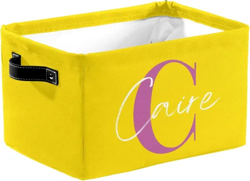 Miniatura 41 de Cesta de regalo personalizada con nombre, caja de juguetes de almacenamiento personalizada para niños, organizador de cubos de almacenamiento