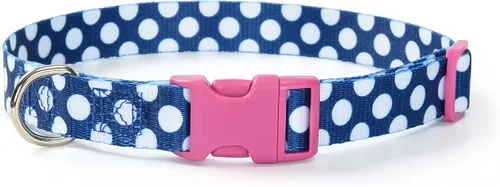Miniatura 16 de Mile High Life Collar de nailon para cachorros con bonitos patrones, ligero, collar para niña y niño para perros pequeños, medianos y grandes