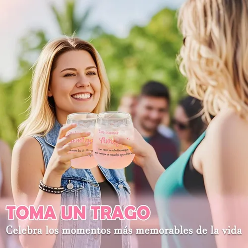 Miniatura 4 de Yalucky Regalos para mujer amiga, vaso de vidrio de 16.2 fl oz, regalos de cumpleaños para mujer, Llaveros para mujeres, regalo de graduación