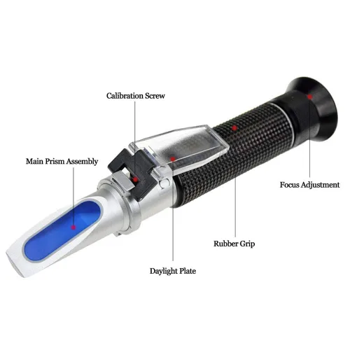 Miniatura 2 de Agriculture Solutions Refractómetro de Alcohol para Medición de Porcentaje de Volumen de Alcohol Espirituoso con Compensación Automática