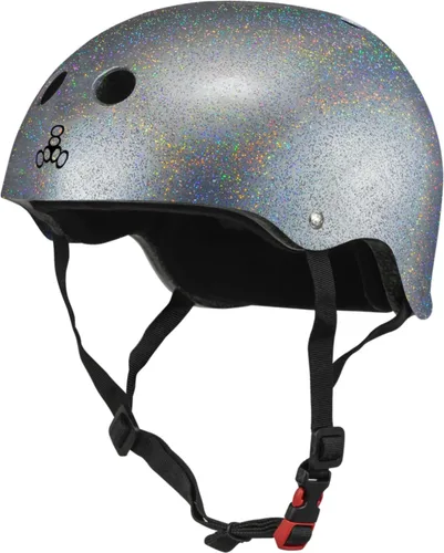 Miniatura 16 de Triple Eight Casco certificado Sweatsaver para patineta, BMX, Roller Derby, patinaje sobre ruedas, patinaje en línea, scooter y bicicleta Carbon