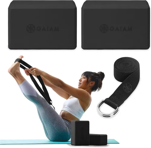 Miniatura 18 de Gaiam Yoga Block - Supportive Latex-Free Eva Foam - Soft Non-Slip Surface with Beveled Edges for Yoga, Pilates, Meditation Menta cool