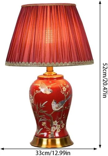 Miniatura 2 de Lamp for Desk Retro Ceramic Table Lamp Living Room Bedroom Bedside Atmosphere Lamp Home Corridor Decorative Lamp Desk Lamps for Home Office