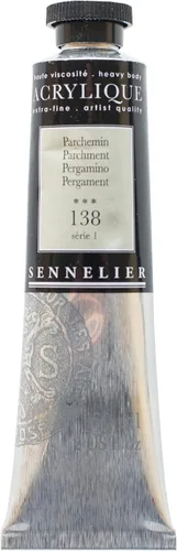 Miniatura 38 de Sennelier Acrílico para artistas extrafinos, 2.0 fl oz, luz verde cromo S3