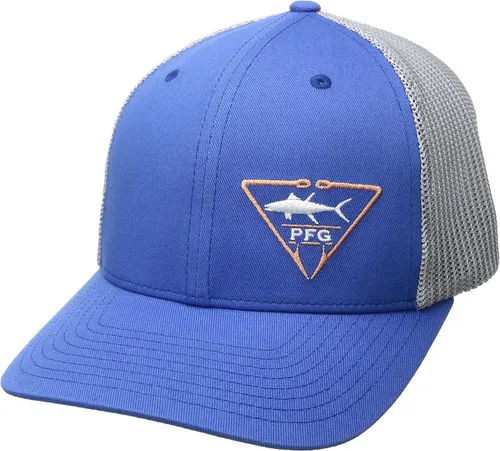 Miniatura 273 de Columbia - Gorra de malla con bandera con árboles unisex para adultos, corona alta