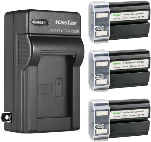 Miniatura 8 de Kastar Paquete de 1 cargador de batería EN-EL1 y cargador de pared de CA para Nikon Coolpix 5700, Cooipix 8700, Coolpix 775, Coolpix 880, Coolpix