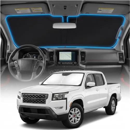Miniatura 119 de Cubierta para parabrisas para BMW X1 E84 – Ajuste personalizado X1 E84 Accesorios 2016-2024 2025 Parasol plegable protección UV y escudo térmico