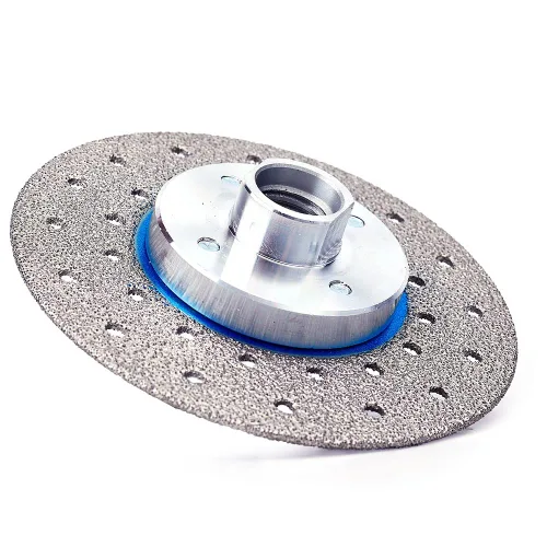 Miniatura 8 de Hoja de sierra de azulejos de porcelana de 4 "con eje 5/8 "-11 para cortar y moler azulejos de mármol de granito