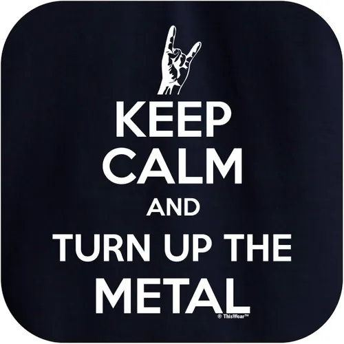 Miniatura 2 de Keep Calm and Turn Up The Metal Premium Sudadera con capucha