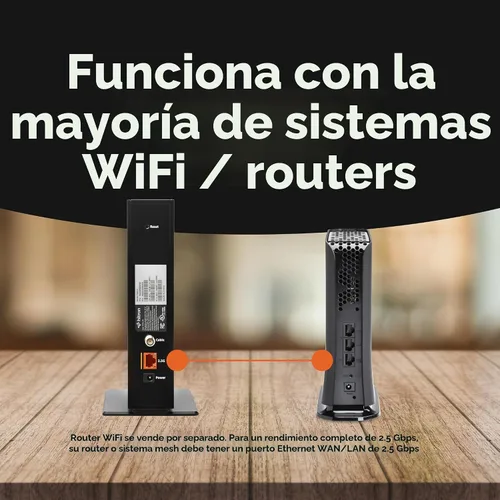 Miniatura 6 de Hitron CODA56 Módem de Internet por Cable SOLO - DOCSIS 3.1 2.5 Gbps SIN WiFi - Requiere Router Compatible con Xfinity/Spectrum/Cox NO