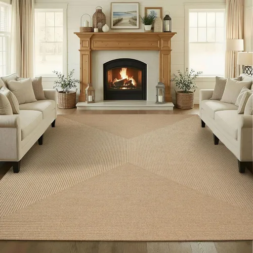 Miniatura 101 de Alfombra ovalada trenzada gris humo de 20 x 30 pulgadas, lavable para interiores y exteriores, decoración campestre para cocinas y entradas