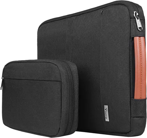 Miniatura 10 de Voova Funda para laptop de 15.6 pulgadas compatible con MacBook Air 15 M2/M3/M4, MacBook Pro 15/16, 15-16 pulgadas Hp, Lenovo Dell Acer, bolsa