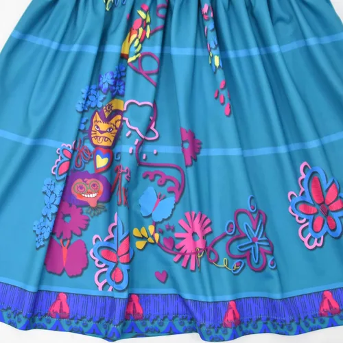Miniatura 3 de Choadam Vestido Mirabel para niñas y niños pequeños, vestido de princesa Isabella 2t, 4t, 6t