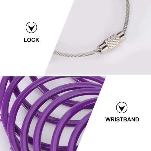 Miniatura 3 de Happyyami Anillo de medición de pulsera, herramienta portátil de medición de joyería para medición precisa del tamaño del brazalete en casa y uso