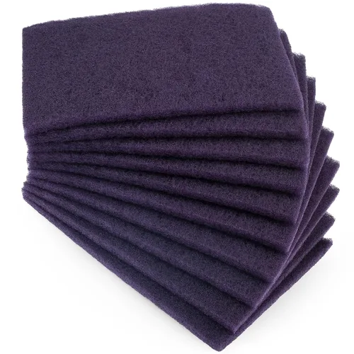 Miniatura 10 de S SATC Paquete de 10 almohadillas de uso general de 6" x 9", 2 de cada una: granate, gris, dorado, morado y blanco, almohadillas para desgaste