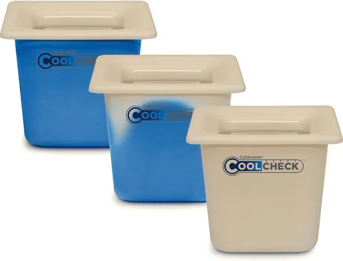 Miniatura 8 de Carlisle Coldmaster CoolCheck contenedor de alimentos refrigerante que cambia de color, Talla full, Blanco, 1