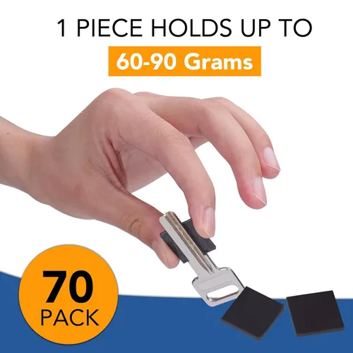 Miniatura 4 de DIYMAG Hojas Magnéticas Adhesivas Cuadradas, Cinta Magnética Flexible Pegable (Cada una 20x20x2mm), Imanes con Adhesivo para Manualidades, Fotos
