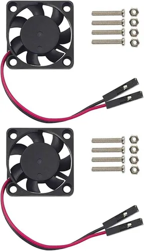 Miniatura 6 de Easycargo Ventilador de 30mm 5V 3.3V DC Ventilador silencioso para Raspberry Pi 5 4 3B+ 3007 (4 juegos)
