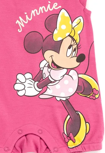 Miniatura 6 de Disney Paquete de 2 mamelucos de princesa Minnie Mouse Ariel para bebés recién nacidos a bebés