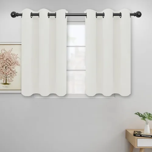 Miniatura 229 de Easy-Going - Cortinas opacas para dormitorio, aislamiento térmico sólido con ojales, cortinas de ventana para reducción de ruido, cortinas