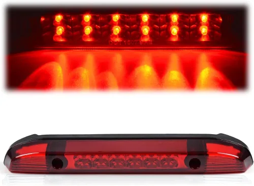 G-PLUS Tercera tercera luz de carga de freno compatible con Nissan Frontier Pickup 2001-2004 Centro de techo trasero de montaje alto Lámparas 01-04