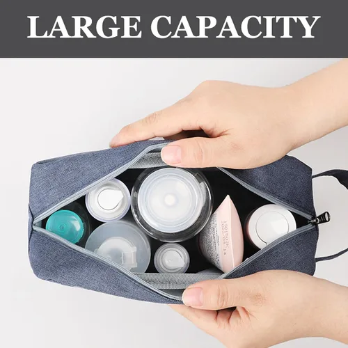 Miniatura 7 de Neceser de cuero personalizado para hombres, bolsa de aseo de viaje grabada personalizada, regalo de nombre y logotipo personalizado para padre