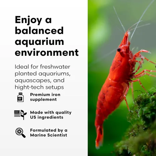 Miniatura 3 de Brightwell Aquatics Florin-Fe Suplemento de hierro para acuarios plantados - Fuente de hierro de doble acción para el crecimiento de las plantas