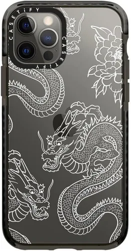 Miniatura 23 de Funda CASETiFY Impact Case para iPhone 12 / iPhone 12 Pro - Aries Moross - Sticker - Negro Transparente
