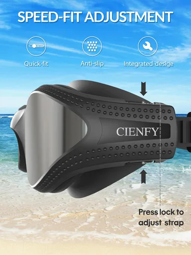 Miniatura 6 de Cienfy Gafas de natación unisex para adultos, polarizadas, para hombres y mujeres, antivaho a prueba de fugas, visión clara bajo el agua