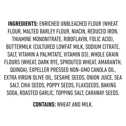 Miniatura 3 de Aplenty, Everything Flatbread Crackers, 4.4 oz