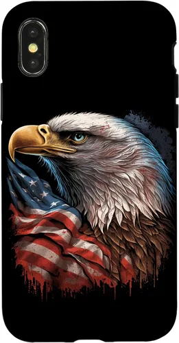 Miniatura 5 de Funda patriótica para iPhone 11 Pro Max con ojos de águila calva americana