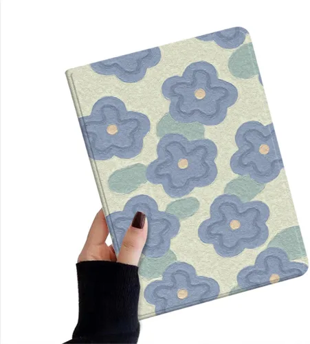 Miniatura 18 de kaidisen Funda de flores compatible con iPad de 9.7 pulgadas, 6ª y 5ª generación, iPad Air/Air 2, diseño de flores, ilustración floral con soporte