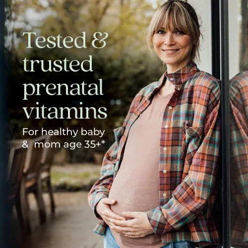 Miniatura 2 de New Chapter Vitaminas prenatales, un multivitamínico prenatal diario a partir de 35 años con metilfolato + colina para mamá y bebé saludables, 30